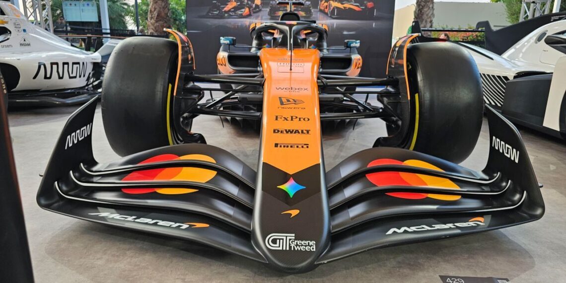 Ateities bolidas be ratų: McLaren už 11,4 mln dolerių pardavė dar neegzistuojantį F-1 2026 monstrą