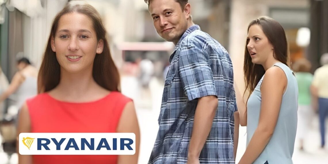 Elonas Muskas driokstelėjo: žada nupirkti „Ryanair“ po kandžios vadovo kritikos