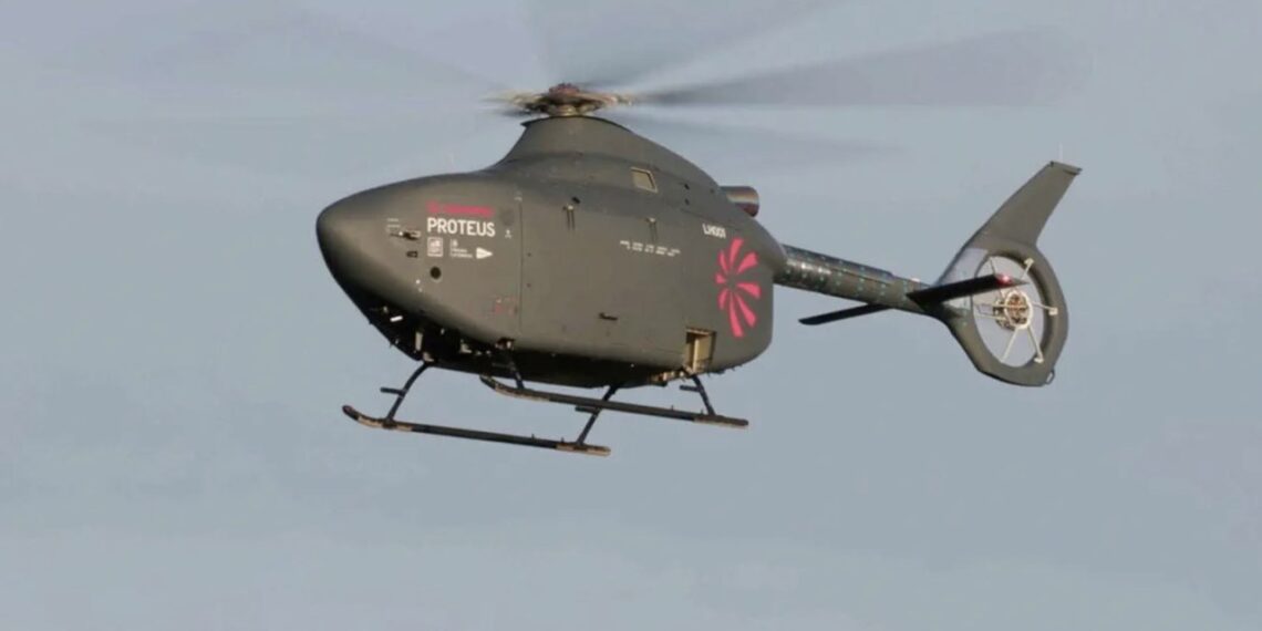 Karas jūroje keičiasi: autonominis sraigtasparnis Proteus – naujas povandeninių laivų medžiotojas