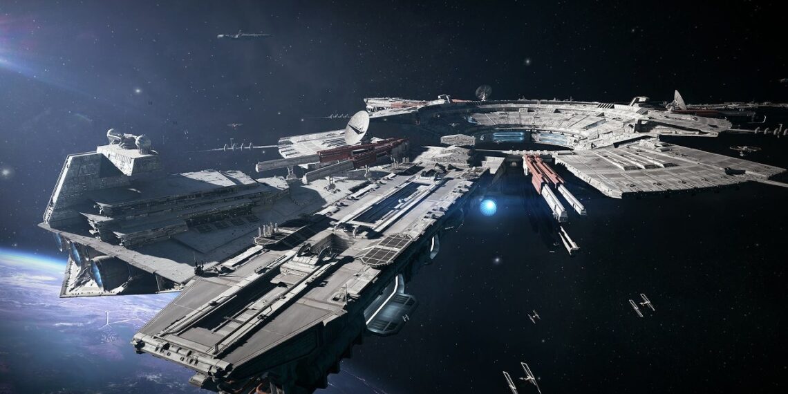 Kinai šokiruoja pasaulį: ketina statyti 120 tūkst. tonų kosminį lėktuvnešį su eskadra