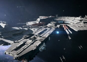 Kinai šokiruoja pasaulį: ketina statyti 120 tūkst. tonų kosminį lėktuvnešį su eskadra