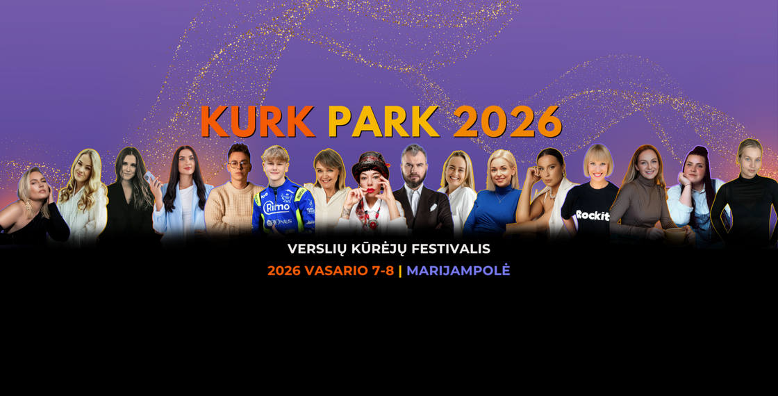 KURK PARK su trenksmu grįžta į Marijampolę: verslūs kūrėjai iš visos Lietuvos stos į kovą