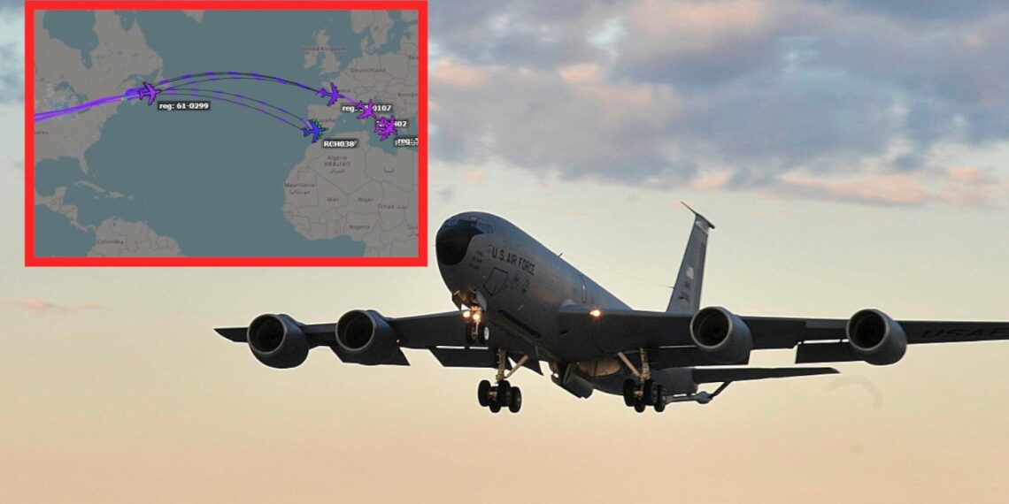 Milžiniška JAV oro tanklaivių armada perskrido Atlantą: ar artėja slaptas smūgis Europoje?