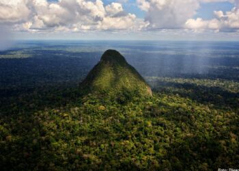 Mistinė piramidė džiunglių glūdumoje: ar Amazonės kalnas slepia prarastą civilizaciją?