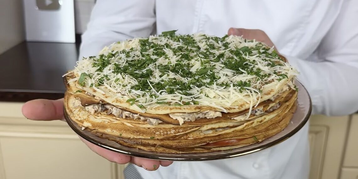 Nerealus atradimas: ukrainietiškas blynų tortas su sūriu įdaru jau užkariauja internetą