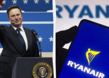 Ryanair žiauriai pasišaipė iš Elono Musko: skandalinga „išpardavimo kvailiams“ reklama