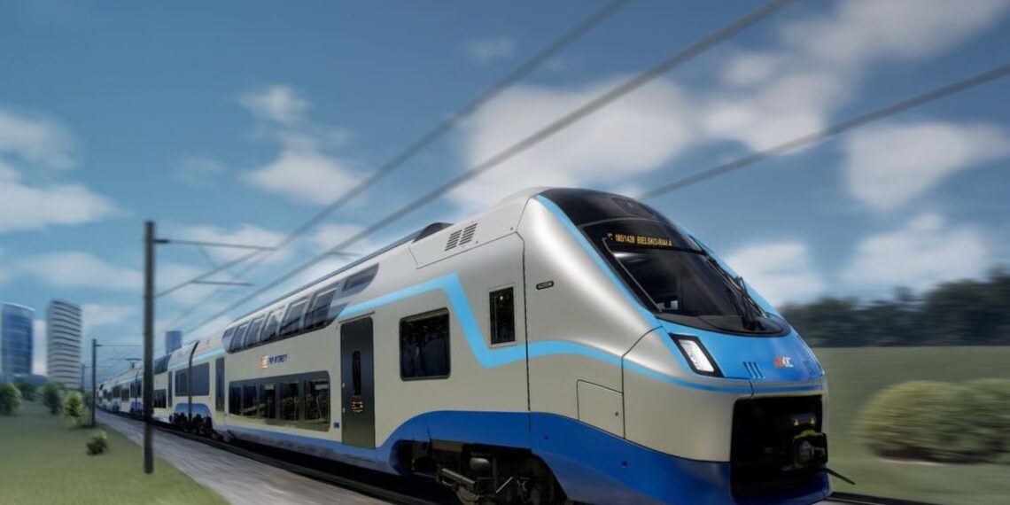Skandalingi nauji Lenkijos PKP Intercity dviaukščiai traukiniai: štai kaip jie atrodys ir kada stos į bėgius