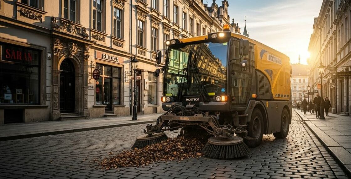Šokas kiemuose: kaip viena šlavimo mašina per dieną pakeičia ištisus metus rankinio šlavimo?