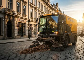 Šokas kiemuose: kaip viena šlavimo mašina per dieną pakeičia ištisus metus rankinio šlavimo?