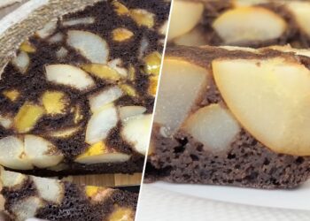 Stebuklingas pyragas su kriaušėmis be gramo miltų: desertas, kuriam neatsispirs net šefai