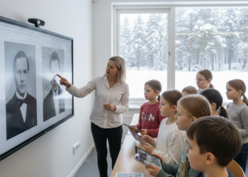 Suomija meta iššūkį melui: mokyklose – privalomos dirbtinio intelekto pamokos kovai su klastotėmis