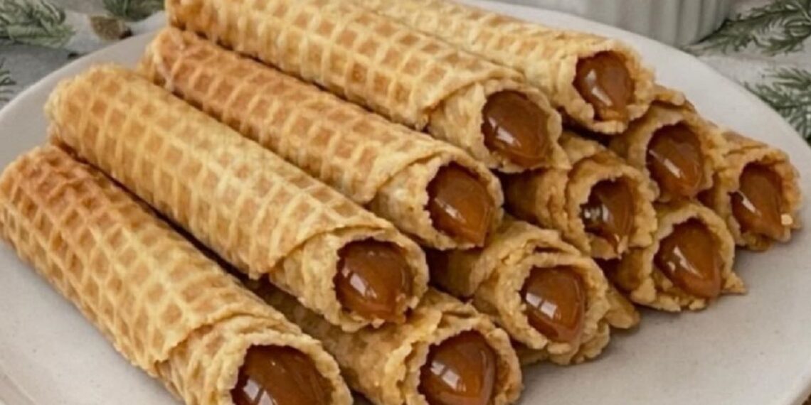 Vafliniai vamzdeliai su kondensuotu pienu: atrastas receptas, kuris akimirksniu grąžins į vaikystę