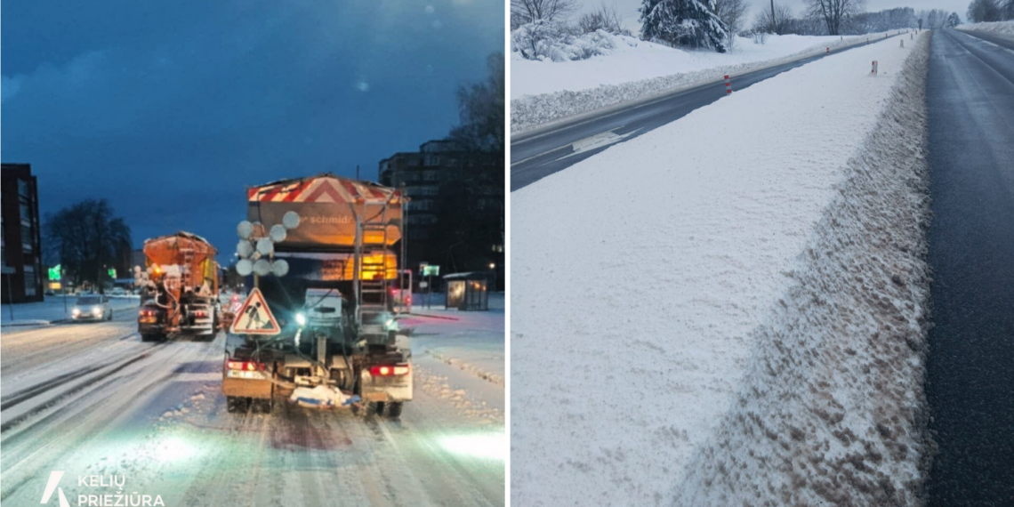Virš 100 tūkst. kilometrų kelių chaosas: kelininkai nemiega paromis, vairuotojams – košmariškos sąlygos