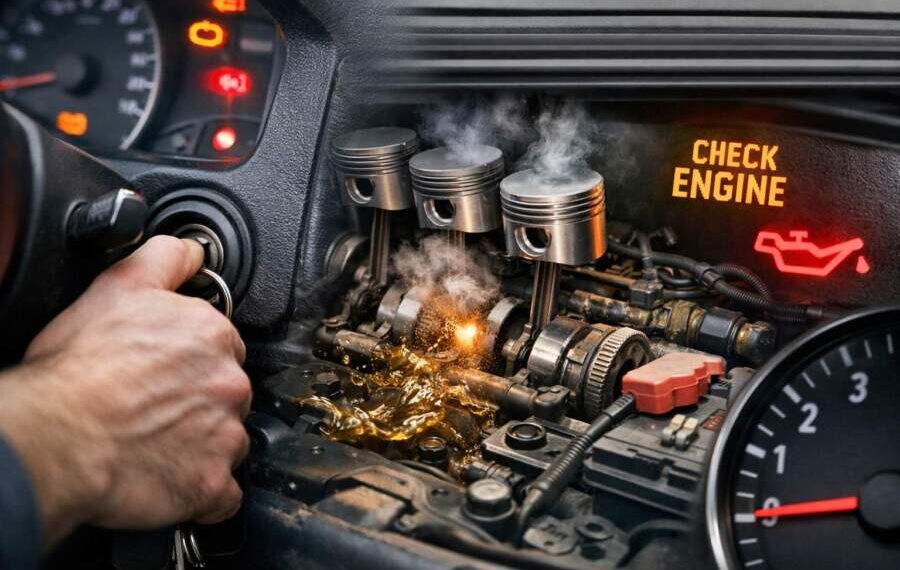 11 metų darė šią klaidą užvesdamas automobilį: mechanikas paaiškino, kuo tai pavojinga