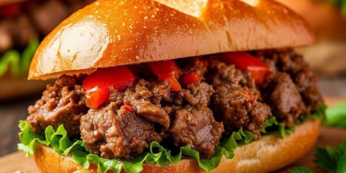 15 minučių sumuštinis su troškinta mėsa: pigiau nei kebabas, o sotumo užteks visai dienai!
