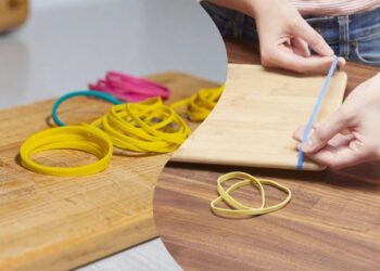 Slystanti pjaustymo lenta? Šis paprastas triukas su gumytėmis viską išspręs