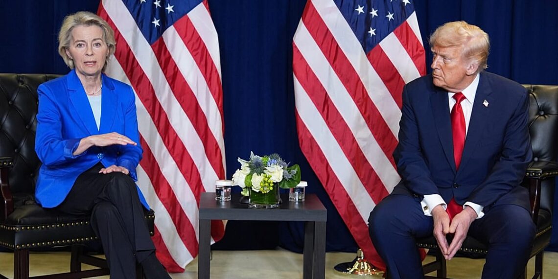 Briuselis ragina europarlamentarus pritarti ES–JAV susitarimui, nepaisant naujų JAV muitų