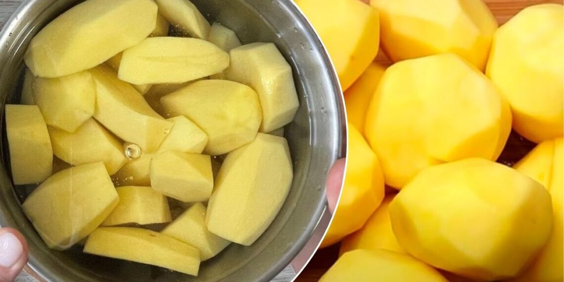 Virtuvės triukas: nuluptos bulvės išliks šviesios daug ilgiau