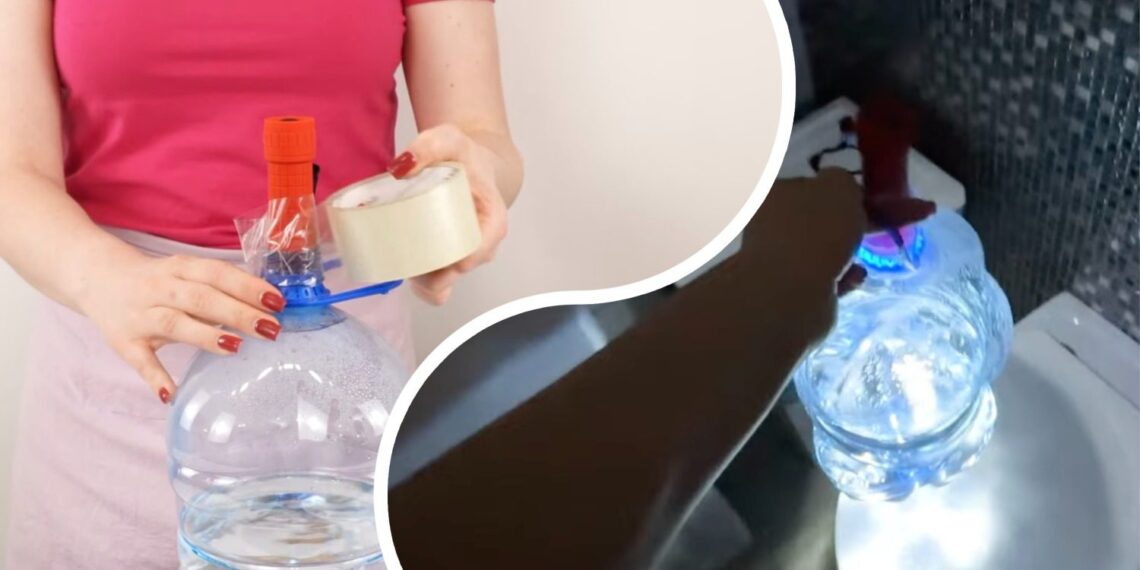 Neįtikėtinas triukas su vandens buteliu: tamsoje prireiks tik žibintuvėlio