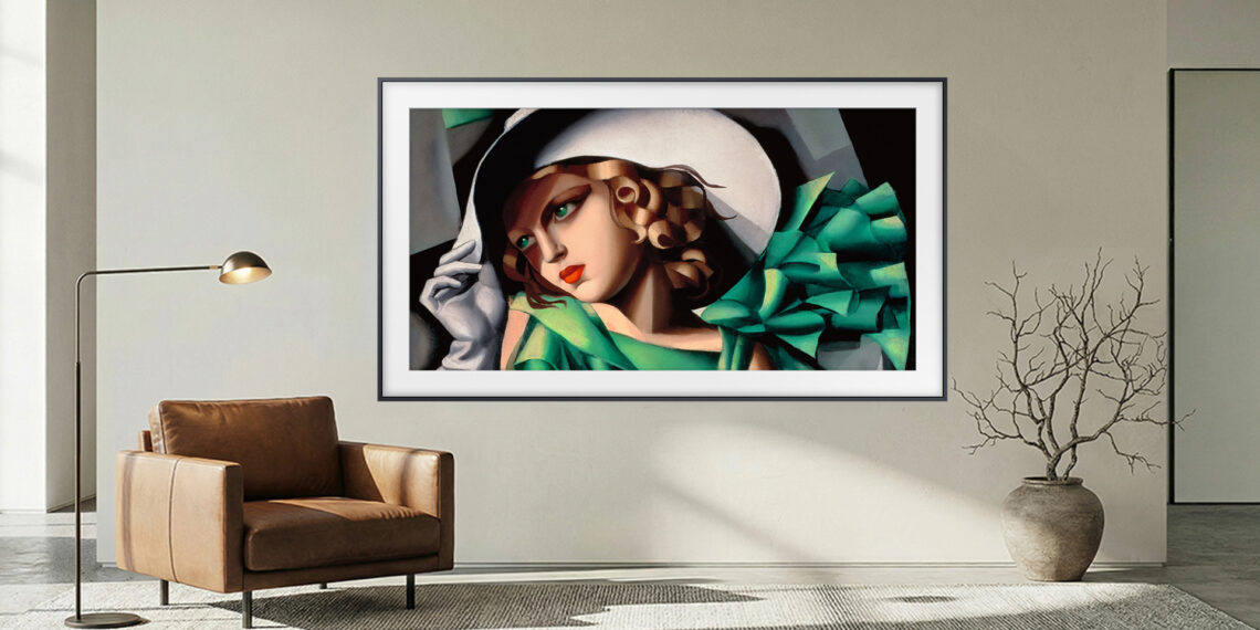 Pamatyk legendinį Art déco savo namuose: Tamara de Lempicka pasiekė „Samsung“ televizorius