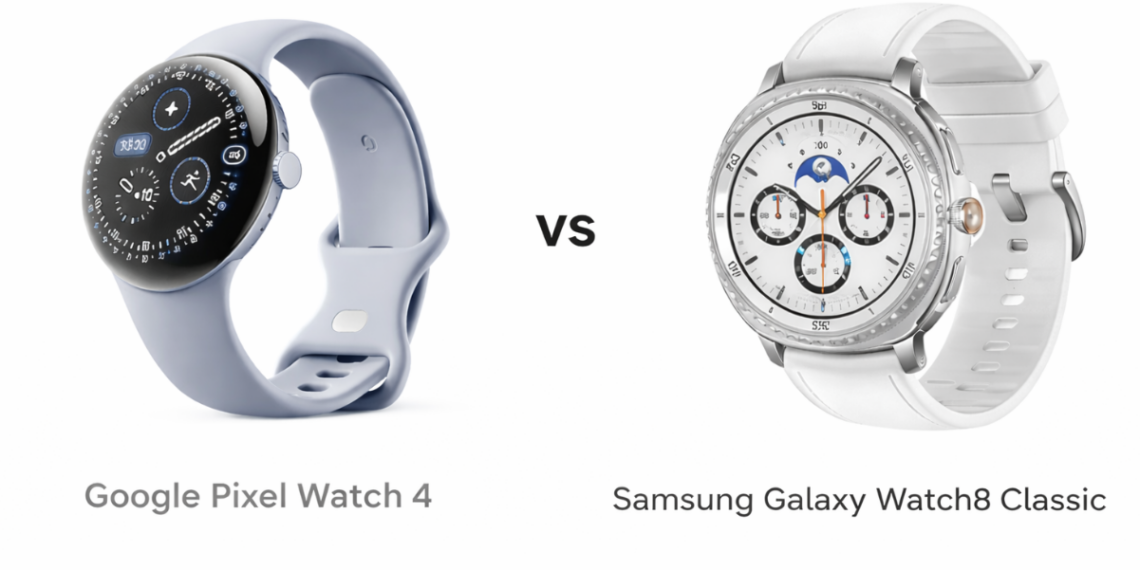 Lyginam „Pixel Watch 4“ ir „Galaxy Watch8 Classic“: ar Samsung verta papildomų pinigų?