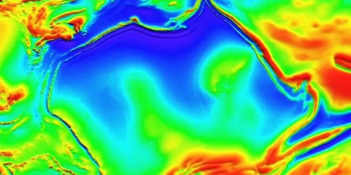 Mokslininkai aptiko milžinišką magnetinę įdubą po Australija – žemėlapiai perbraižomi