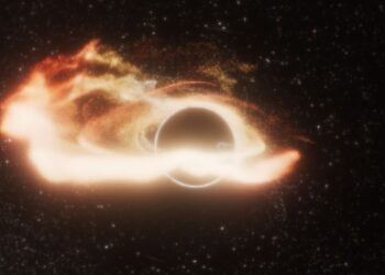 Astronomai pirmą kartą užfiksavo, kaip juodoji skylė sudrasko baltąją nykštukę