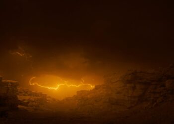 Mokslininkai nustebo: Marse pirmą kartą užfiksuotas paslaptingas „šnypščiantis“ žaibas