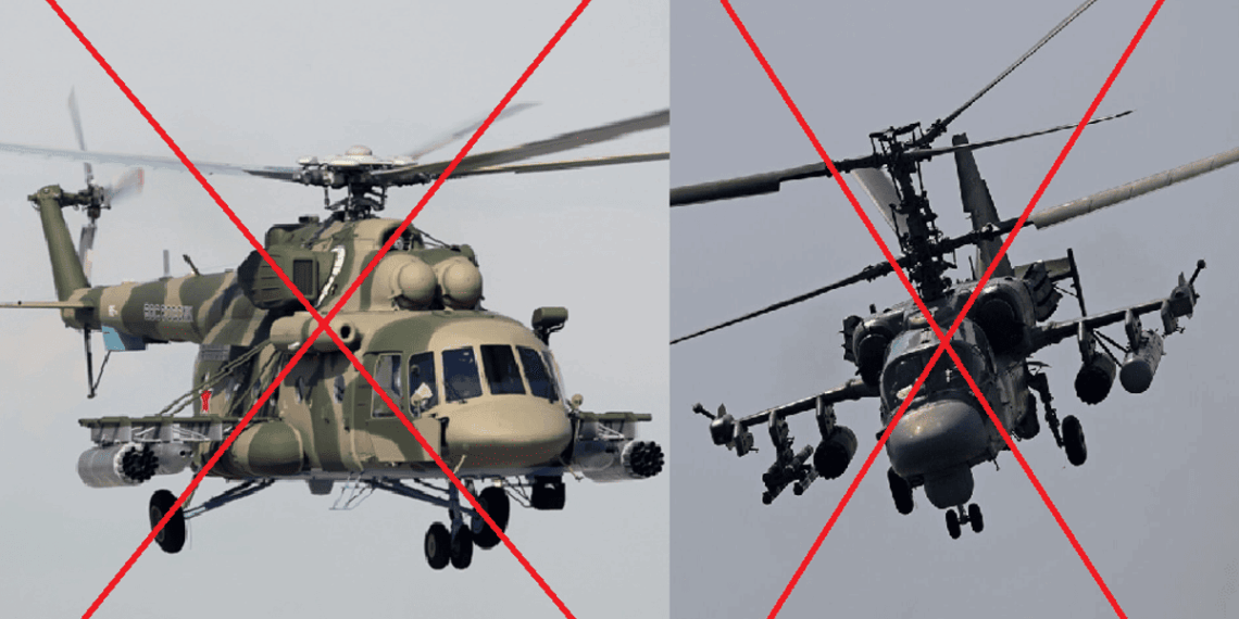 Naktinis smūgis Rusijai: Ukrainos dronai Orlovo srityje sunaikino du elitinius sraigtasparnius