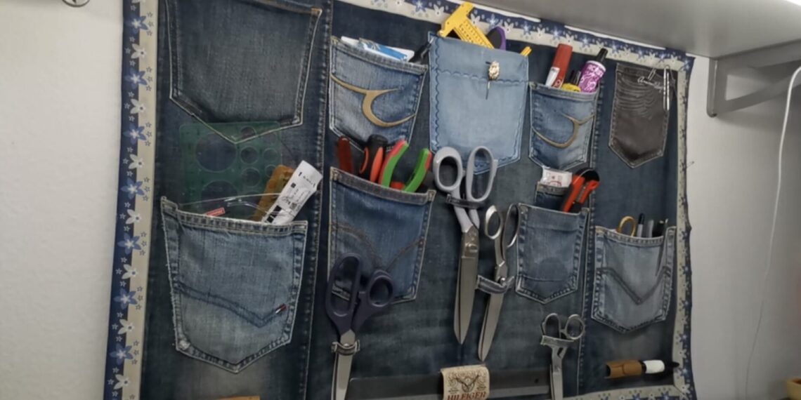 Senas džinsas – tikras lobis: 3 gudrūs būdai jį panaudoti garaže