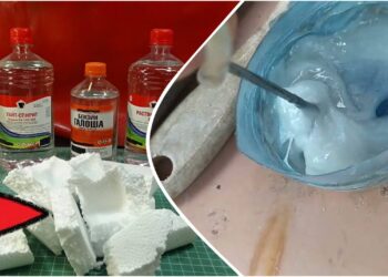 Netikėtas triukas su putplasčiu: kaip pasigaminti stipresnius plastiko klijus