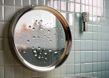 Paprastas triukas, kuris padės apsaugoti vonios veidrodį nuo rasojimo
