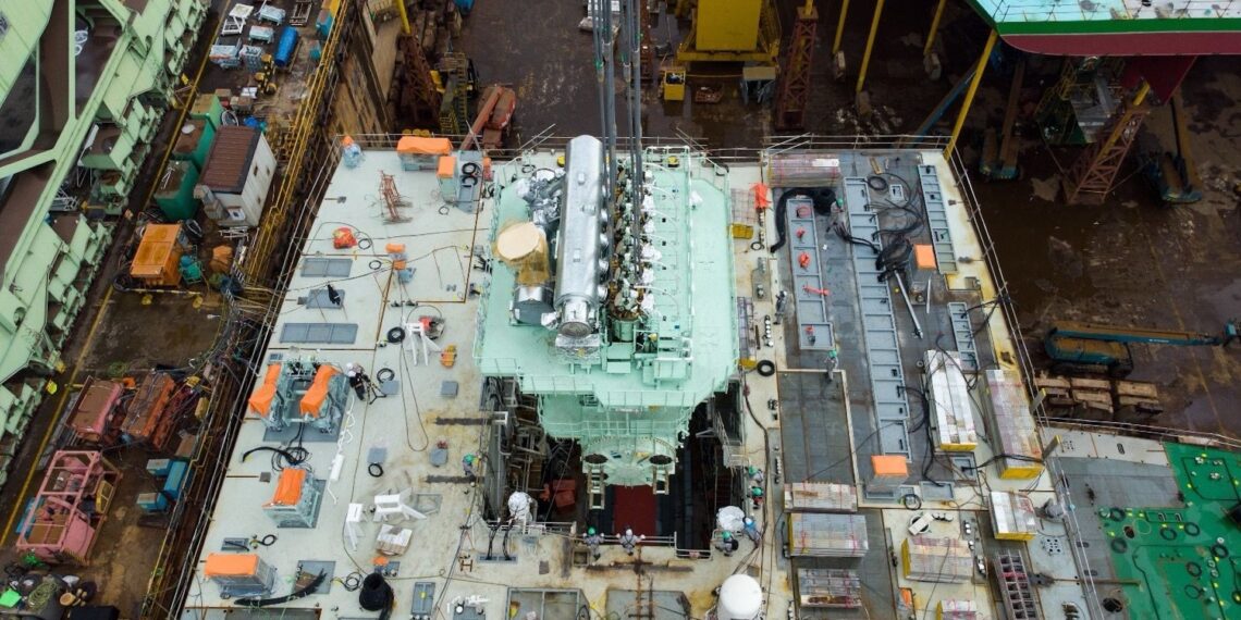 Laivyboje – istorinis žingsnis: patvirtintas pirmasis amoniaku varomas variklis