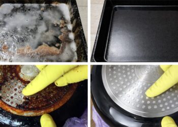 Vos 1 šaukštas ir 2 ingredientai: keptuvės spindės kaip naujos