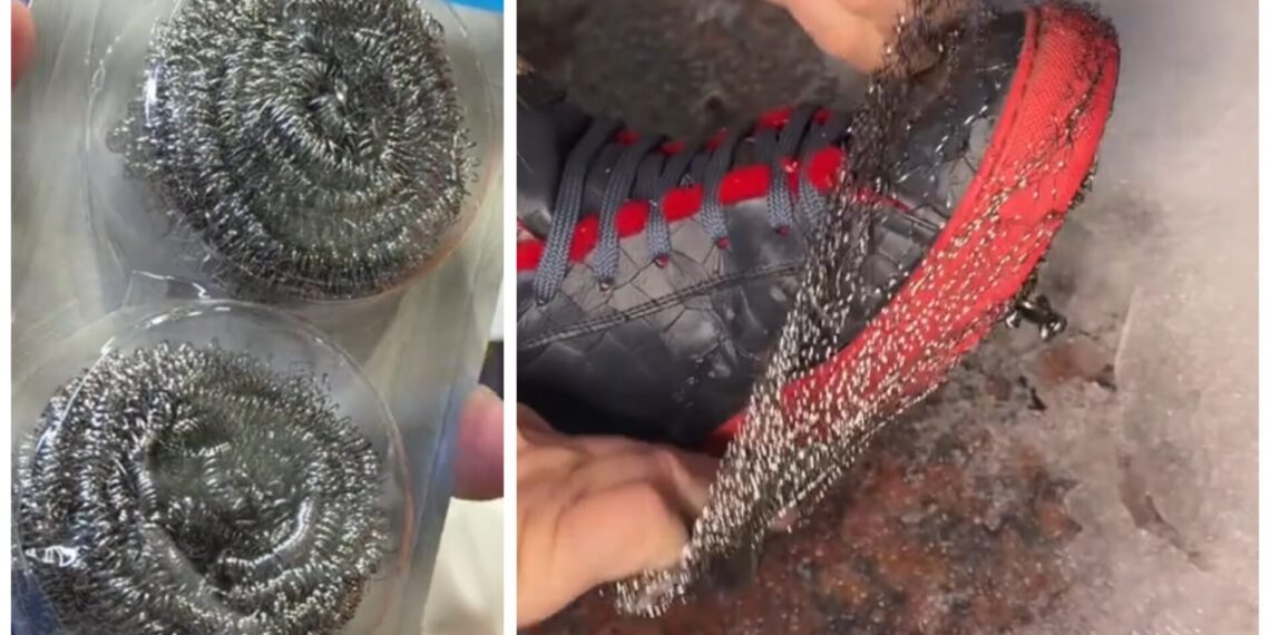 Senas, bet pamirštas triukas: 2 metalinės kempinėlės, kurios praverčia žiemą