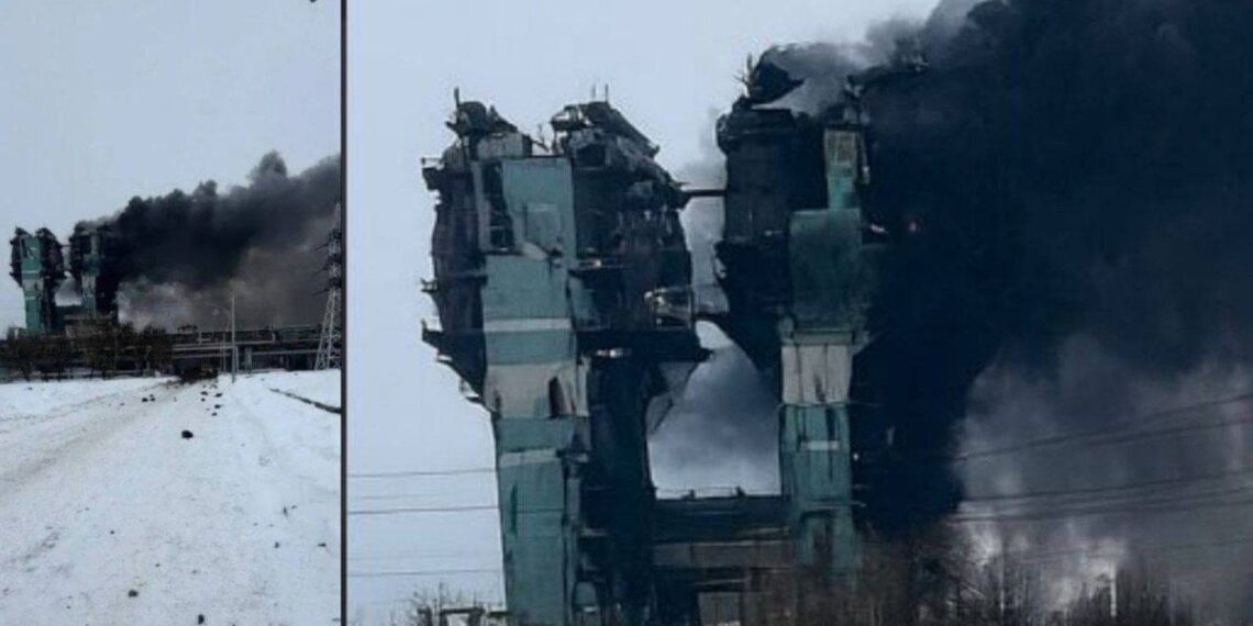 Po sprogimų Rusijos chemijos gamykloje – dideli nuostoliai: smogė FP-1 dronai