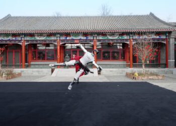 Robotų meistriškumas: L7 iš „Robotery“ pademonstravo įspūdingą šokį su kardu