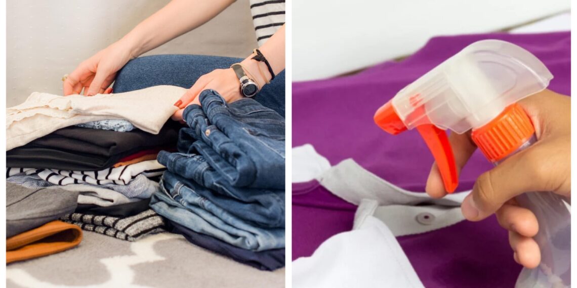 Šis paprastas purškalo triukas padeda atgaivinti drabužius be skalbimo