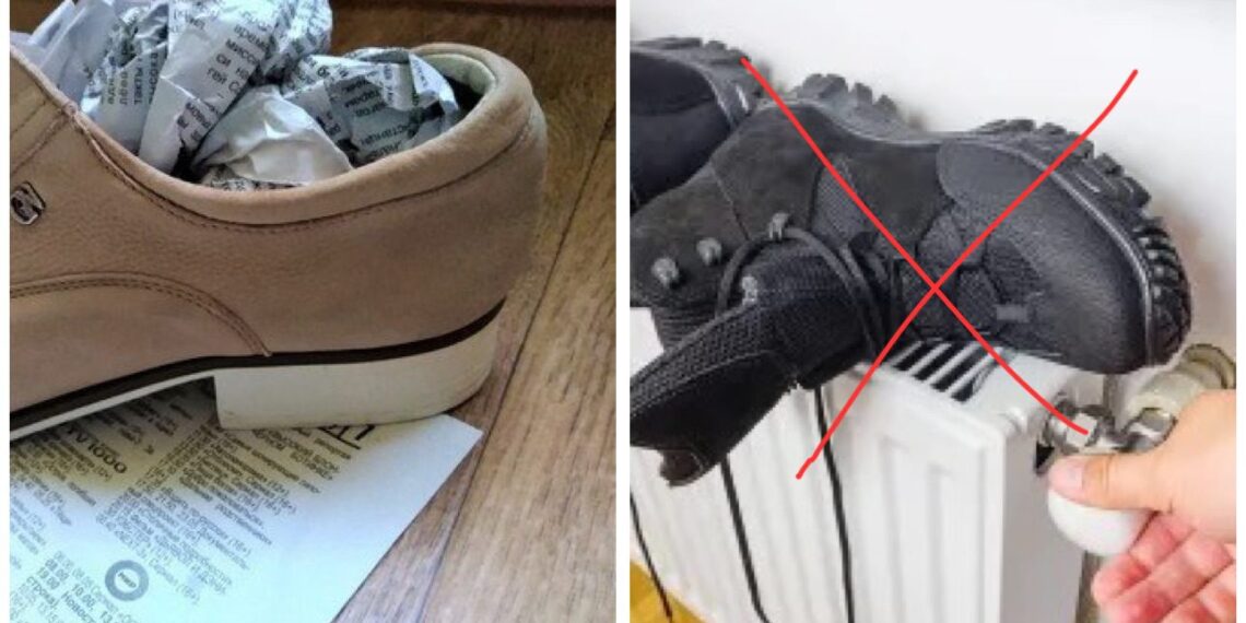 Senolių triukas: kaip per kelias valandas išdžiovinti peršlapusius batus be radiatoriaus