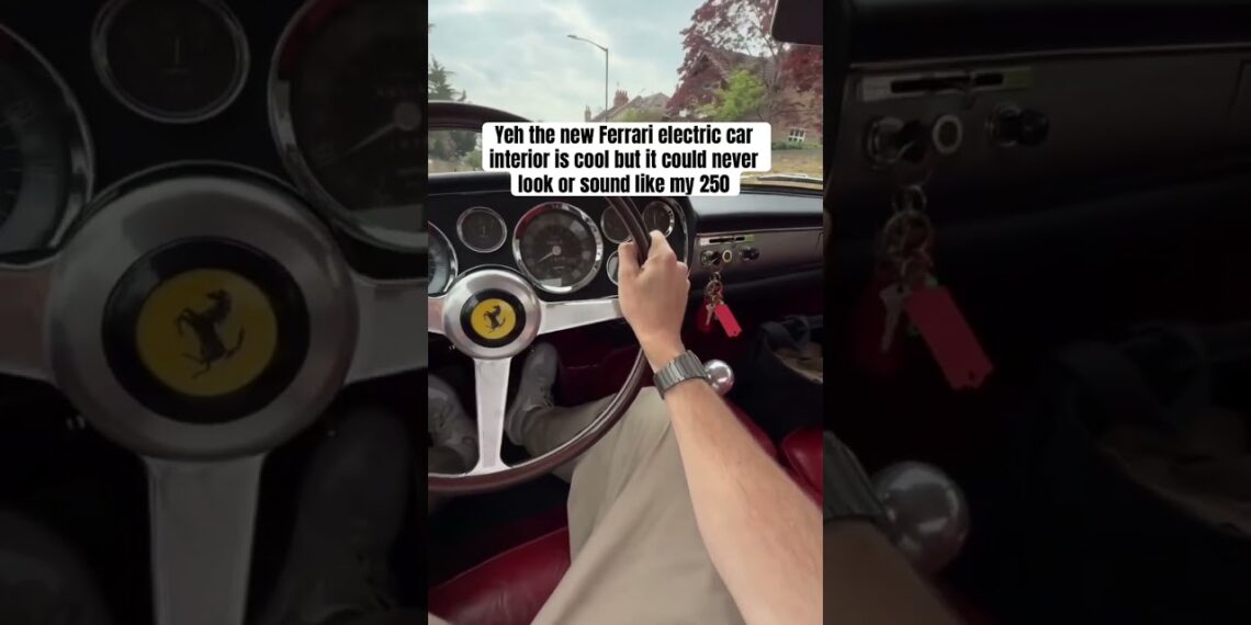 Naujasis elektrinis „Ferrari Luce“ debiutavo, bet gerbėjų širdis vis dar priklauso 250 modeliui