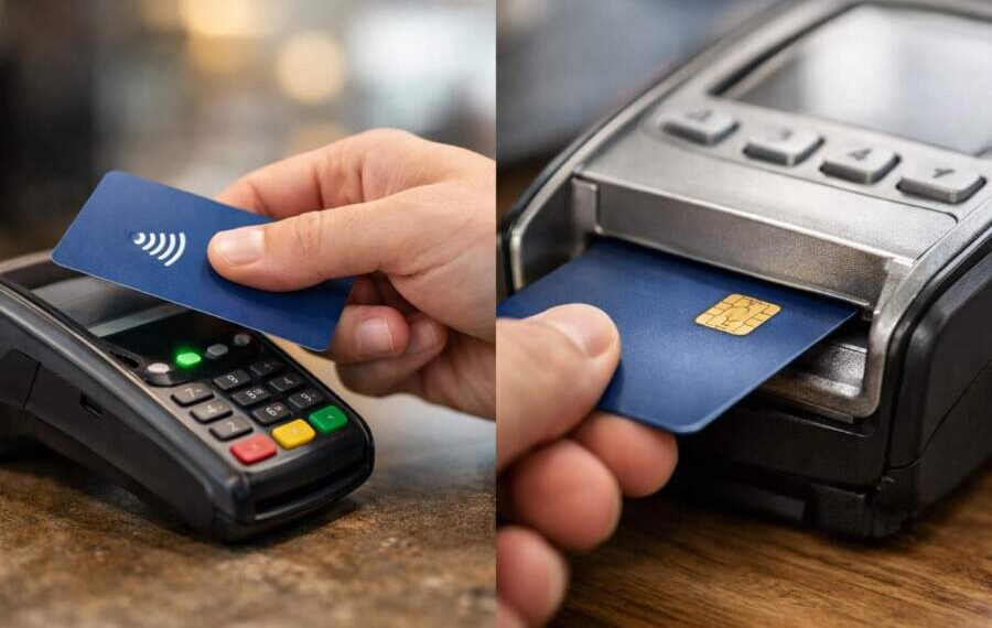 Kortelę priglausti ar įkišti į terminalą? Specialistai atskleidė, kuris būdas saugesnis