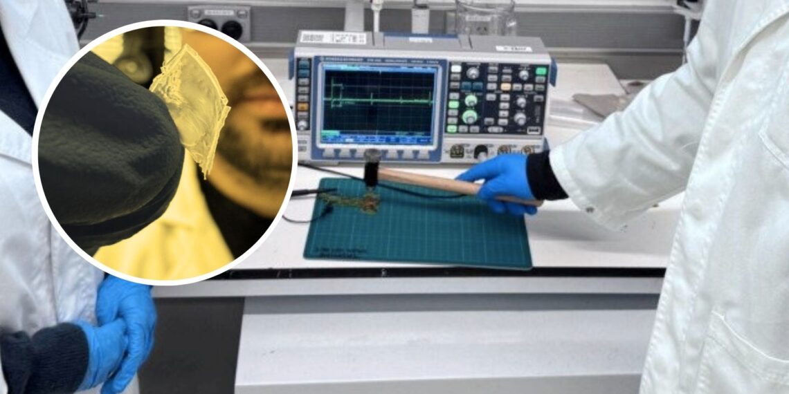 Pervažiuota automobiliu – ir vis tiek veikia: ši nailono plėvelė gali gaminti elektrą