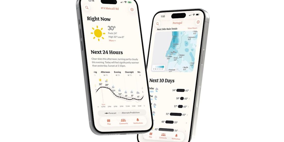 „Tamsaus dangaus“ kūrėjai grįžta: nauja orų programėlė kelia nerimą meteorologams