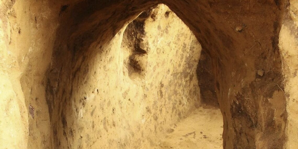 Vokietijoje šokiruojantis atradimas: viduramžių tunelis slypėjo neolito kapinėse po žeme