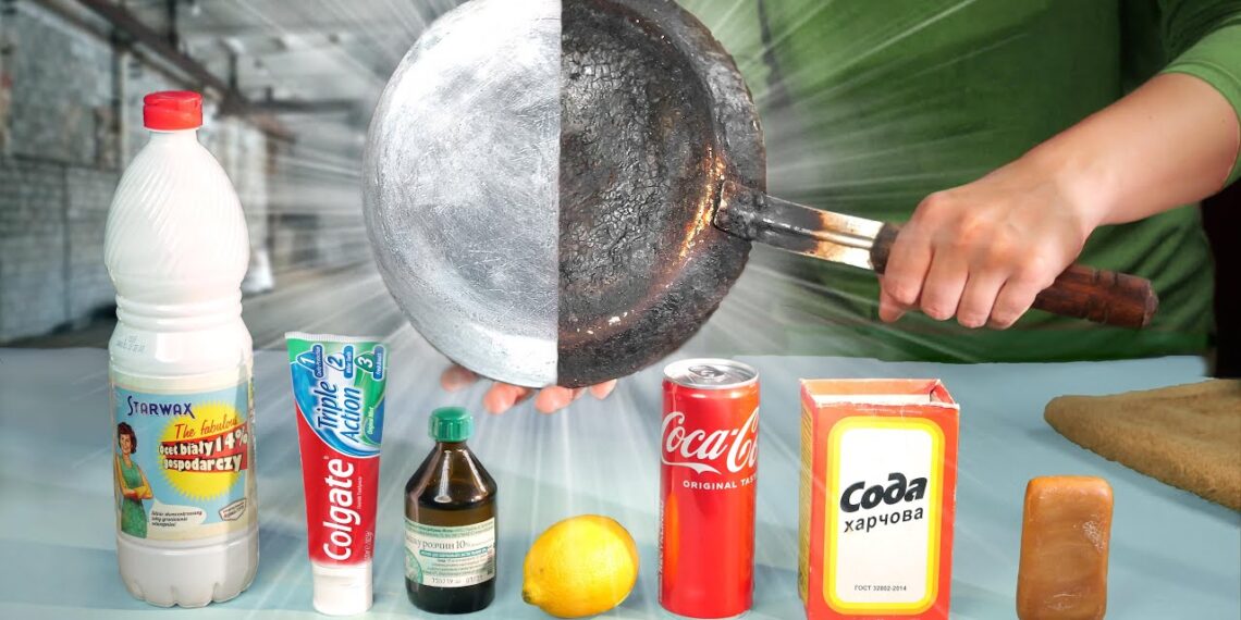 80-metė Galina pasidalijo gudrybe: kaip per 10 minučių lengvai nuvalyti svilėsius nuo puodų ir keptuvių