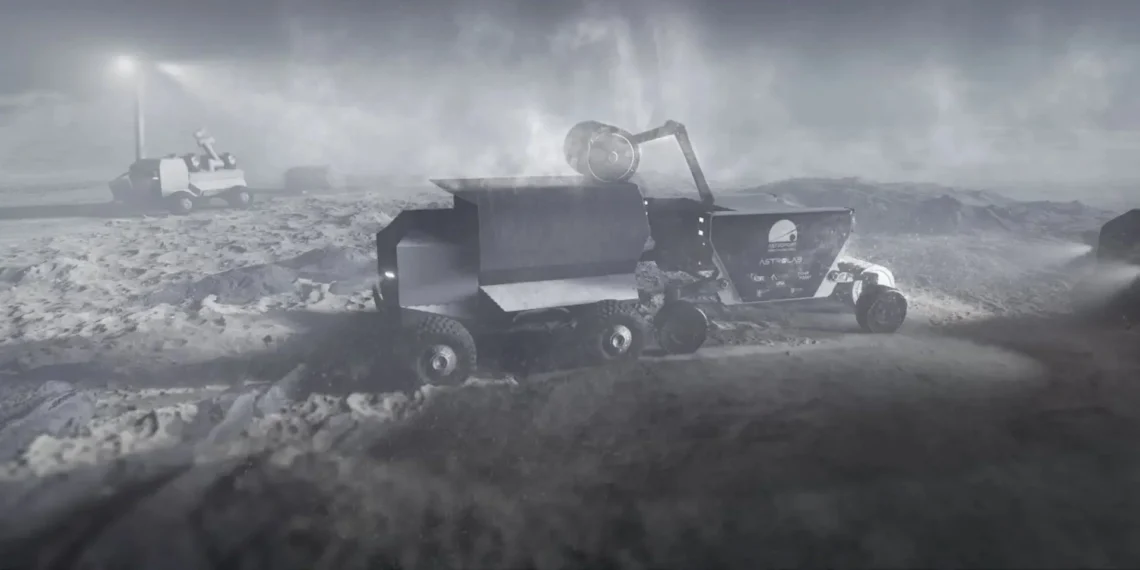 Amerikiečiai išbandė „mėnulio ekskavatorių“: ar tai žingsnis link bazės Mėnulyje?