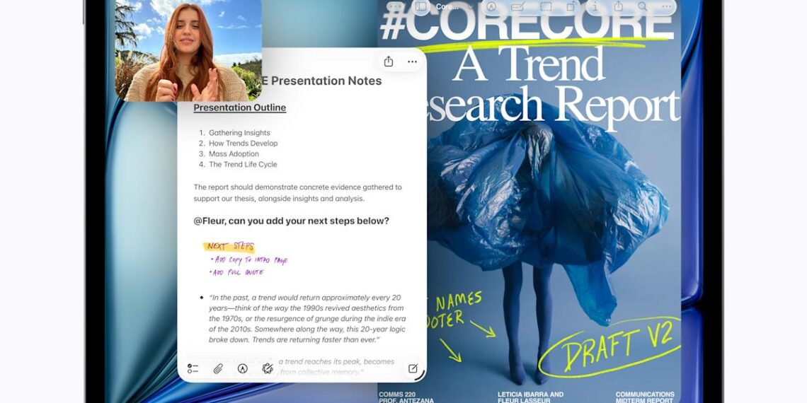 „Apple“ pristatė naują „iPad Air“ su M4: našumas, dėl kurio seni planšetiniai atrodys pasenę