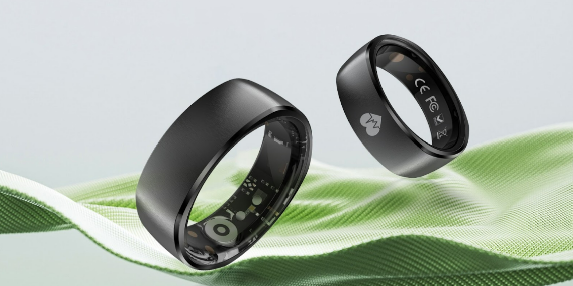 Išmanusis žiedas „Titanium Pro“ gali matuoti širdies elektrinį aktyvumą ir veikti iki 30 dienų